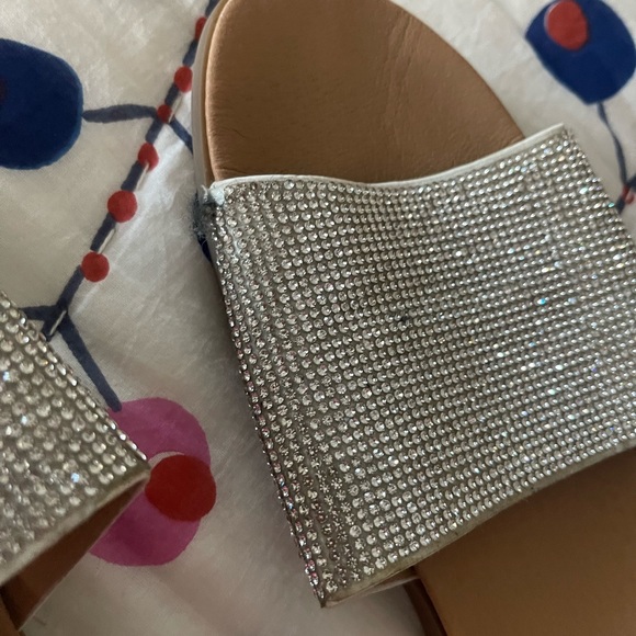 Catherine Sparkle Slides SZ 71/2 - Picture 2 of 3